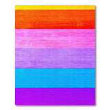 Vibrant Multi-Color Stripe Area Rug