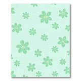 Mint Green Floral Bloom Area Rug