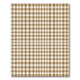 Classic Beige Tan Plaid Farmhouse Area Rug