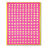 Hot Pink Daisy Field Area Rug