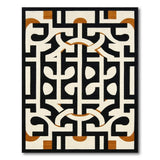 Black White Geometric No. 3 Area Rug