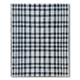 Black and White Black White Checkered Woven Area Rug