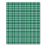 Geometric Modern Classic Green Gingham Checkered Area Rug