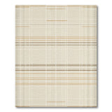 Rustic Farmhouse Beige Plaid Woven Area Rug