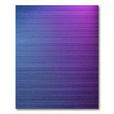 Blue-to-Purple Ombr Striped Area Rug