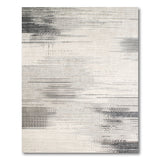 Abstract Grey Streak Area Rug