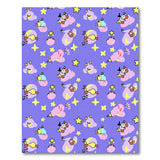Whimsical Kids Cartoon Critters Stars Rug