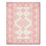 Southwestern Pink Pink Southwestern Geometric Area Rug
