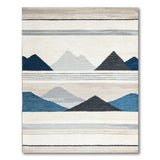 Blue Mountain Geometric Area Rug