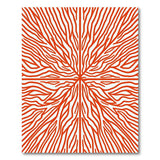 Radiant Red Wave Stripe Area Rug