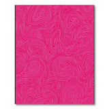Wavy Vibrant Pink Wavy Abstract Area Rug