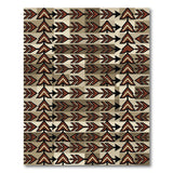 Tribal Arrow and Tree Pattern Area Rug