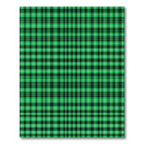 Geometric Modern Bold Green Black Plaid Area Rug
