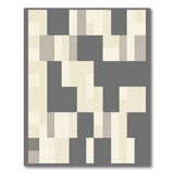 Modern Geometric Grey No. 5 Area Rug