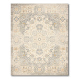 Beige Grey Persian Medallion Area Rug