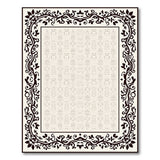 Ancient Hieroglyphs Beige Area Rug