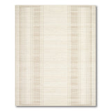 Geometric Modern Beige Vertical Stripe Area Rug
