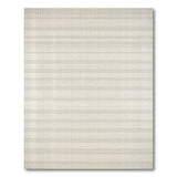 Beige Gray Striped Woven Area Rug