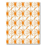 Orange Scarab Heritage Tribal Area Rug