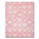Pink Floral Vintage Pink Daisy Floral Vintage Area Rug