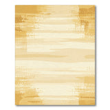 Yellow Abstract Horizontal Striped Rug