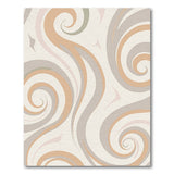 Abstract Swirl Pastel Area Rug