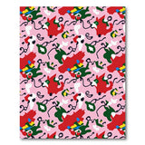 Vibrant Multi-Color Abstract Swirl Area Rug