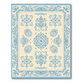 Traditional Persian Elegant Blue Persian Floral Area Rug