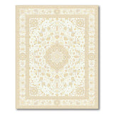 Ivory Persian Medallion Area Rug