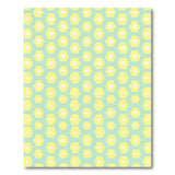 Mint Green Lemon Yellow Hexagon Geometric Area Rug