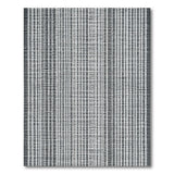 Black and White Black White Vertical Stripe Woven Rug