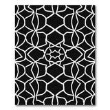 Bold Black White Geometric No. 10 Area Rug