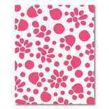 Floral Vintage Whimsical Pink Floral Pattern Area Rug