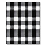 Black and White Buffalo Black White Buffalo Check Area Rug