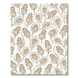 Beige Botanical Leaf Floral Area Rug