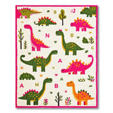 Dinosaur ABC Kids Area Rug