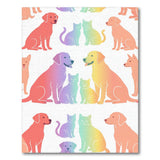 Rainbow Pets Kids Washable Area Rug