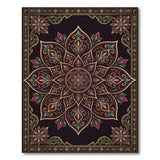 Ornate Persian Mandala Floral Area Rug
