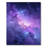 Abstract Area Purple Purple Cosmic Nebula Area Rug