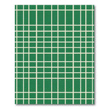 Green Grid Checkered Area Rug