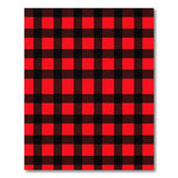 Bold Black Rustic Farmhouse Bold Red Black Buffalo Plaid Area Rug