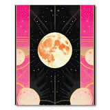 Cosmic Pink Harvest Moon Area Rug