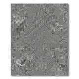 Black White Zigzag Maze Geometric Area Rug