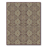 Purple Traditional Persian Medallion Area Rug