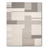 Modern Geometric Black White No. 22 Area Rug