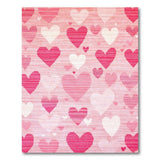 Pink Playful Pink Hearts Area Rug