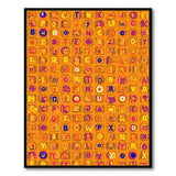 Kids Cartoon Multi-color and Patterns Vibrant Alphabet Kids Area Rug