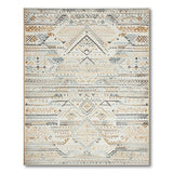 Heritage Tribal Beige Geometric Area Rug