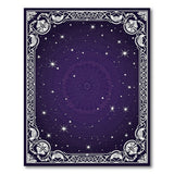 Starry Purple Mandala Boho Area Rug