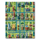 Multi-color and Patterns Vibrant Isometric Cityscape Area Rug